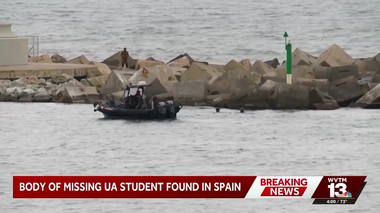 Body of Alabama student missing in Barcelona found at sea