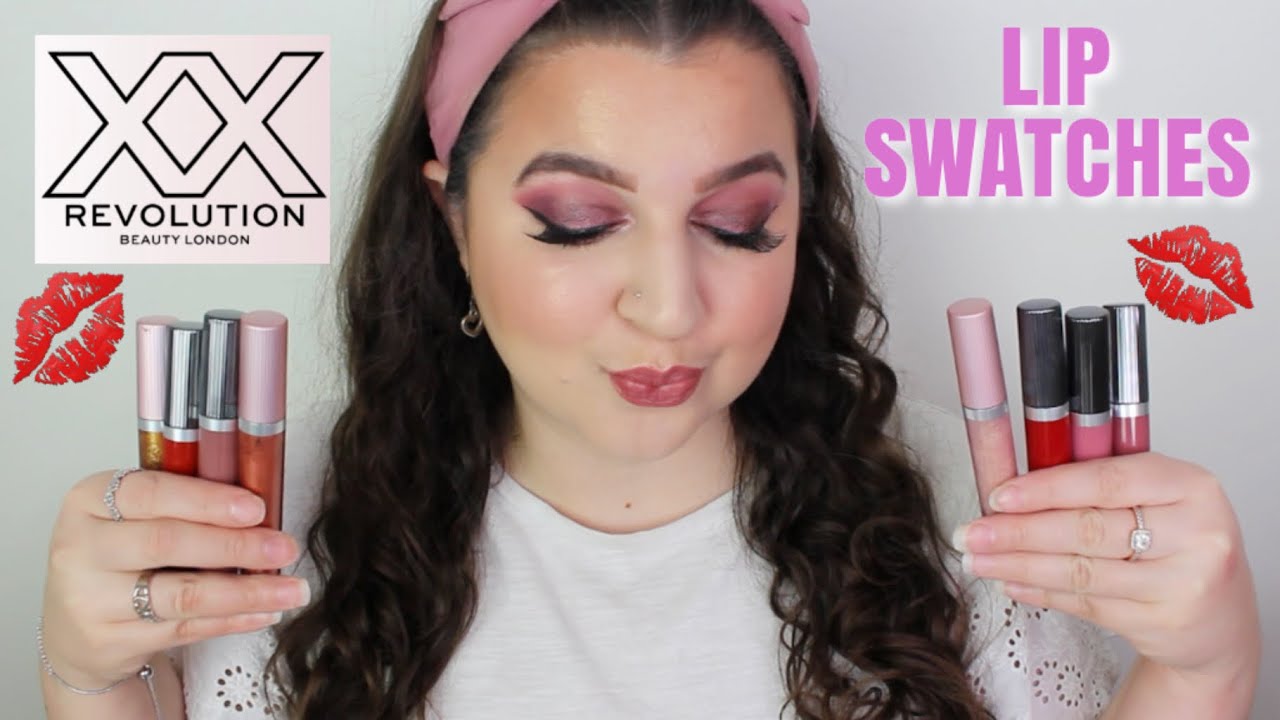 SWATCHING AND REVIEWING XX LIPGLOSSES | LIZZIE DEMETRIOU