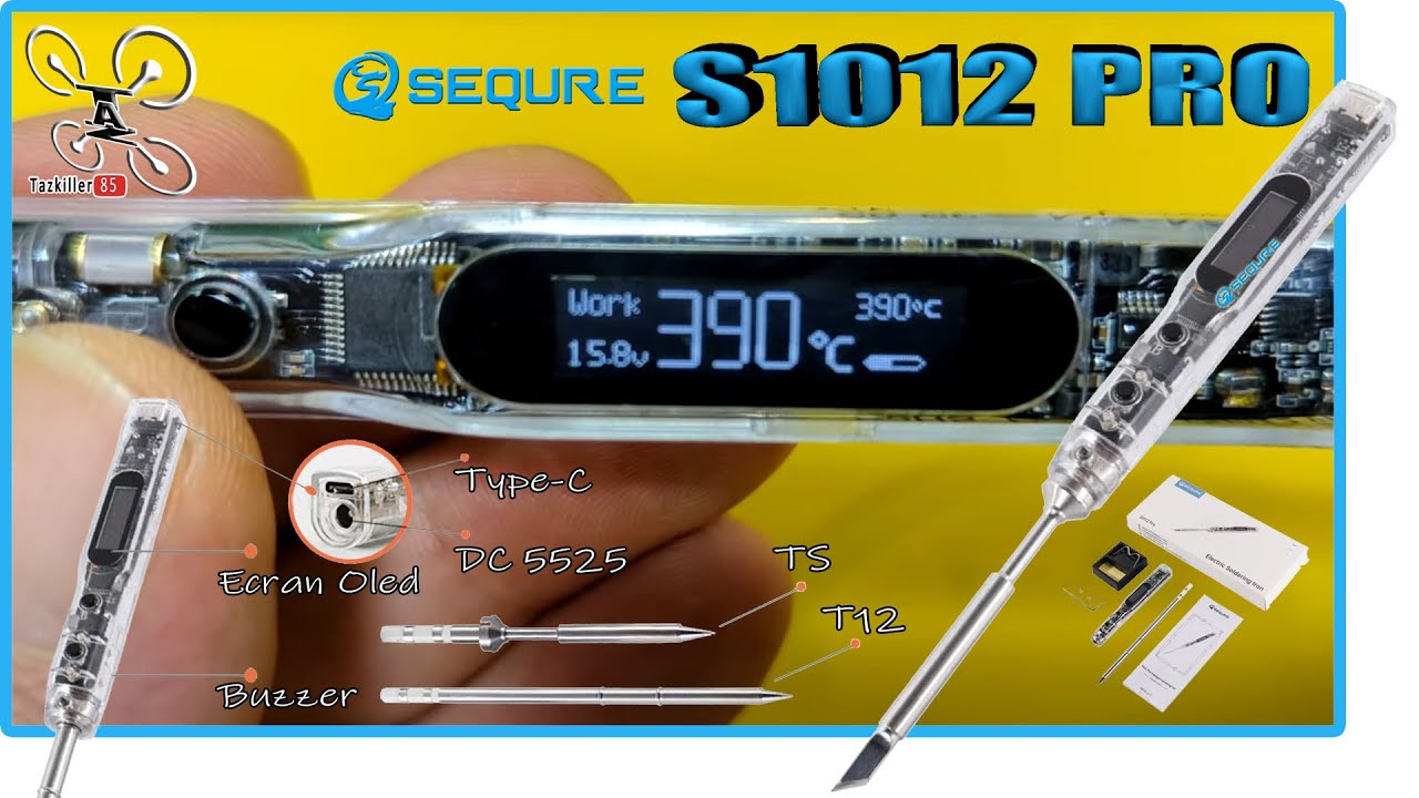 S1012 PRO Fer à souder Multi-Polyvalent SEQURE - Review Test Démo - Tirage Concours Permanent !
