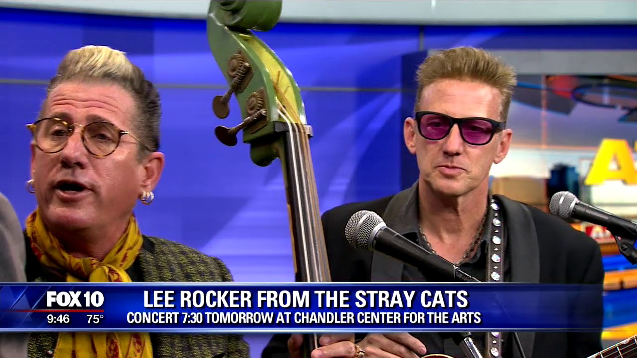LEE ROCKER (of Stray Cats) - Rock This Town (Arizona Morning; Fox 10/KSAZ)