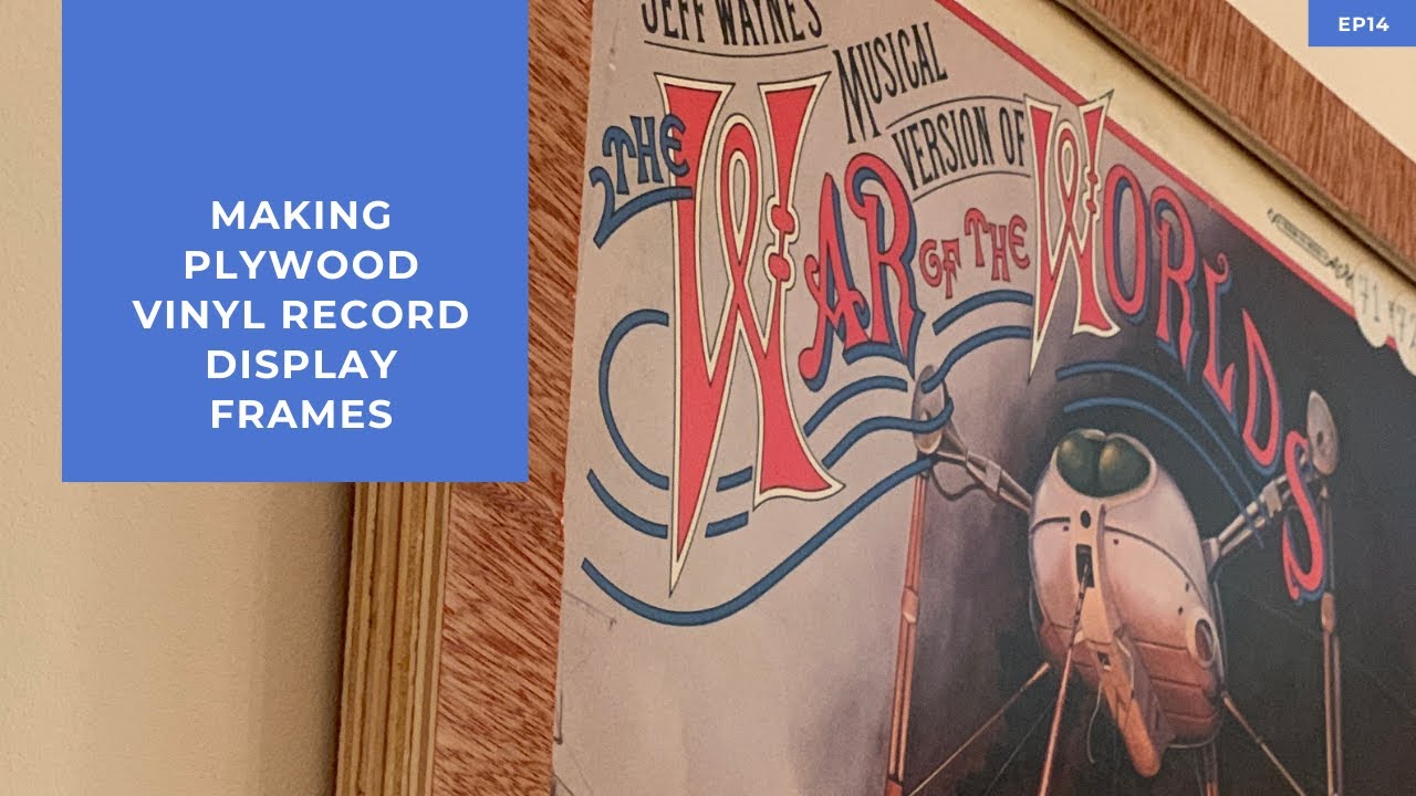 Making Plywood Vinyl Record Display Frames