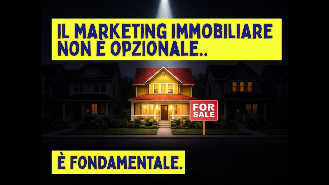 Il marketing immobiliare non è opzionale, è fondamentale.