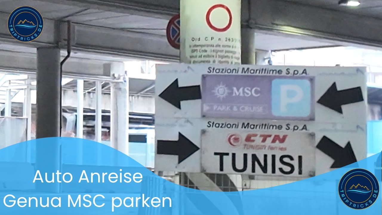 Autoanreise nach Genua MSC Cruises