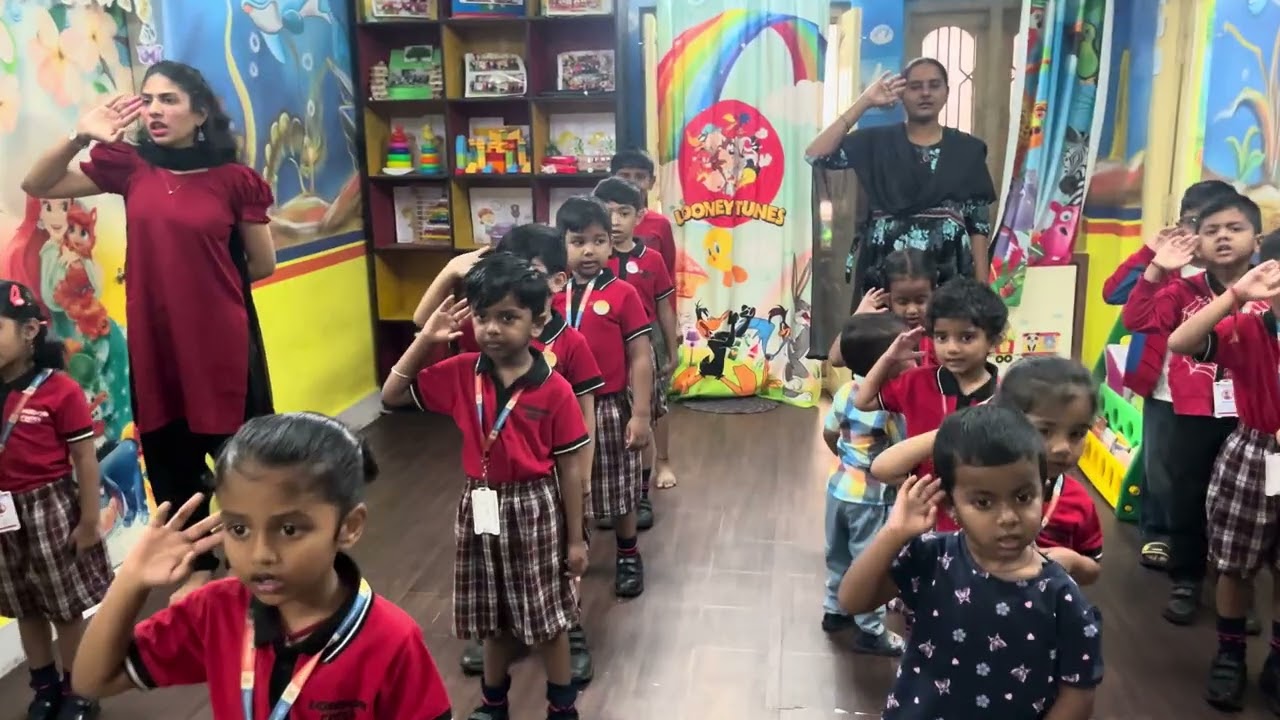 Morning assembly by Shreshtha lkg