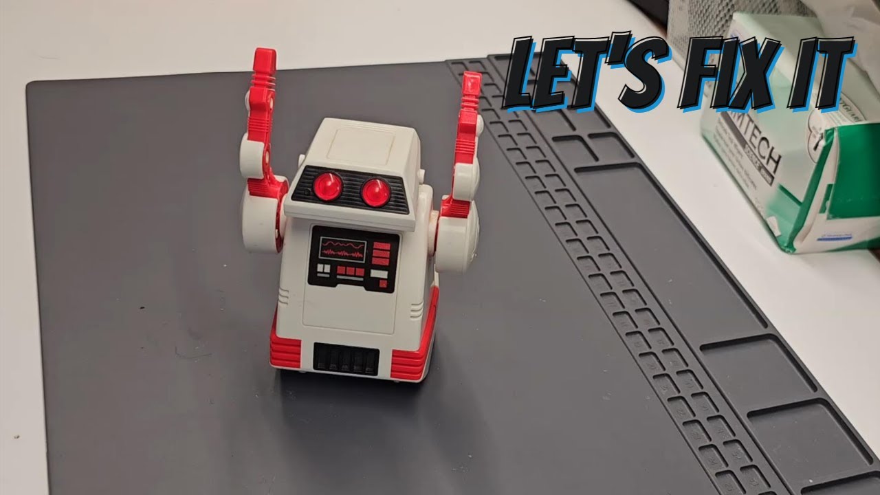 Fixing a Broken Tomy Flipbot | Vintage Toy Robot Restoration
