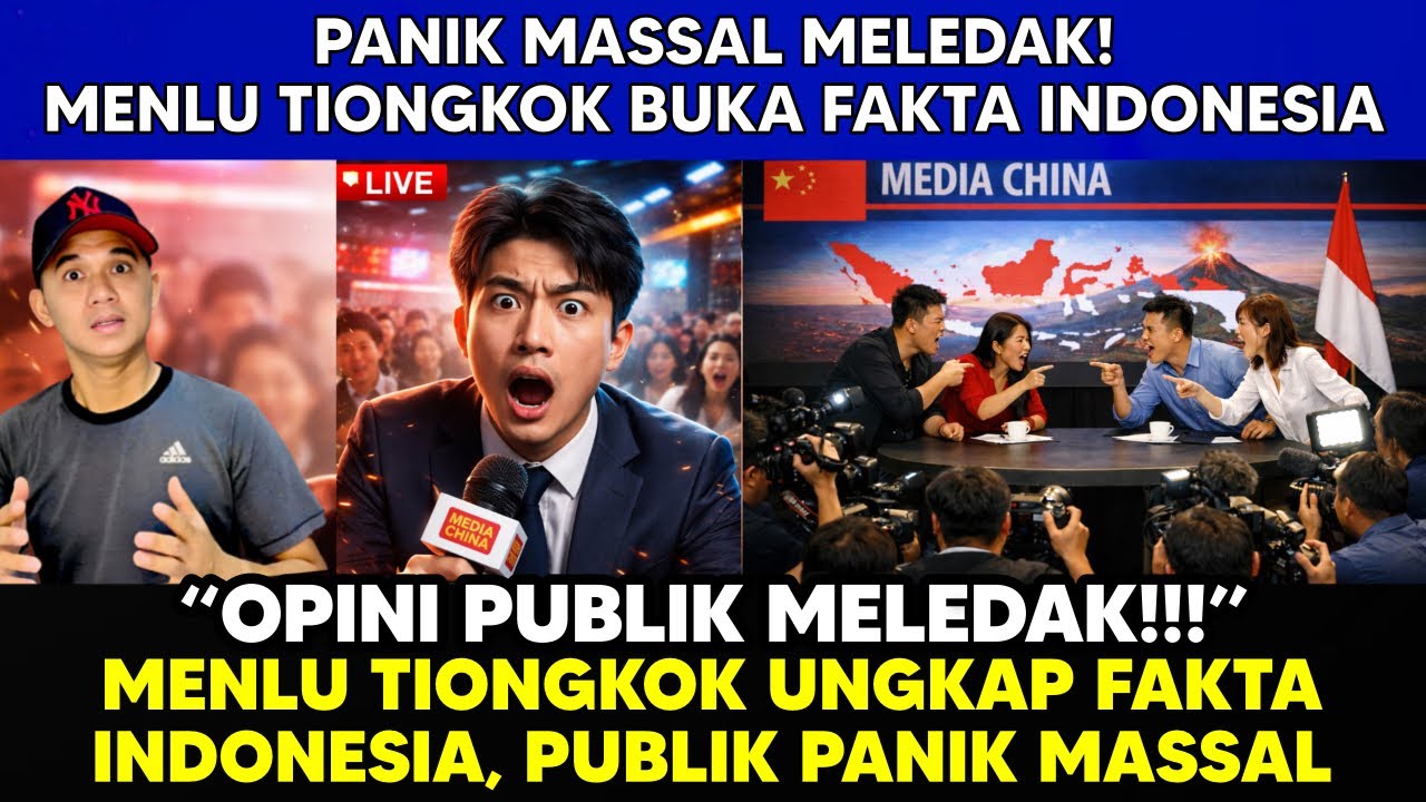SEPANJANG SEJARAH! WARTAWAN TIONGKOK UNGKAP FAKTA INDONESIA, PUBLIK LANGSUNG PANIK MASSAL