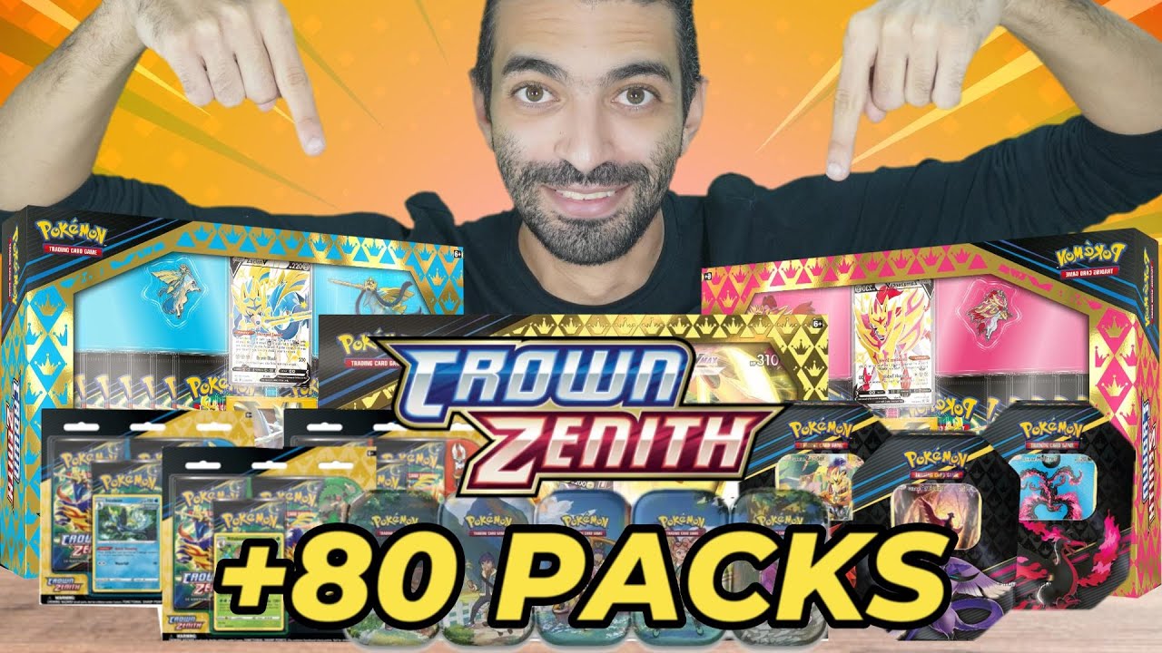 ABRI todos los productos de CROWN ZENITH en búsqueda del GIRATINA V ALTERNATIVO (+80 PACKS)