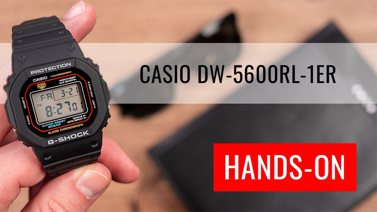 HANDS-ON: Casio G-Shock DW-5600RL-1ER