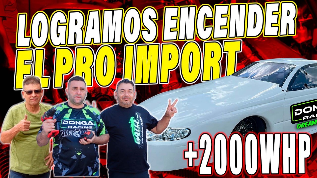 ¡Arrancamos nuestro Toyota ProImport 2JZ de 2000HP por primera vez! | Donga Racing en USA