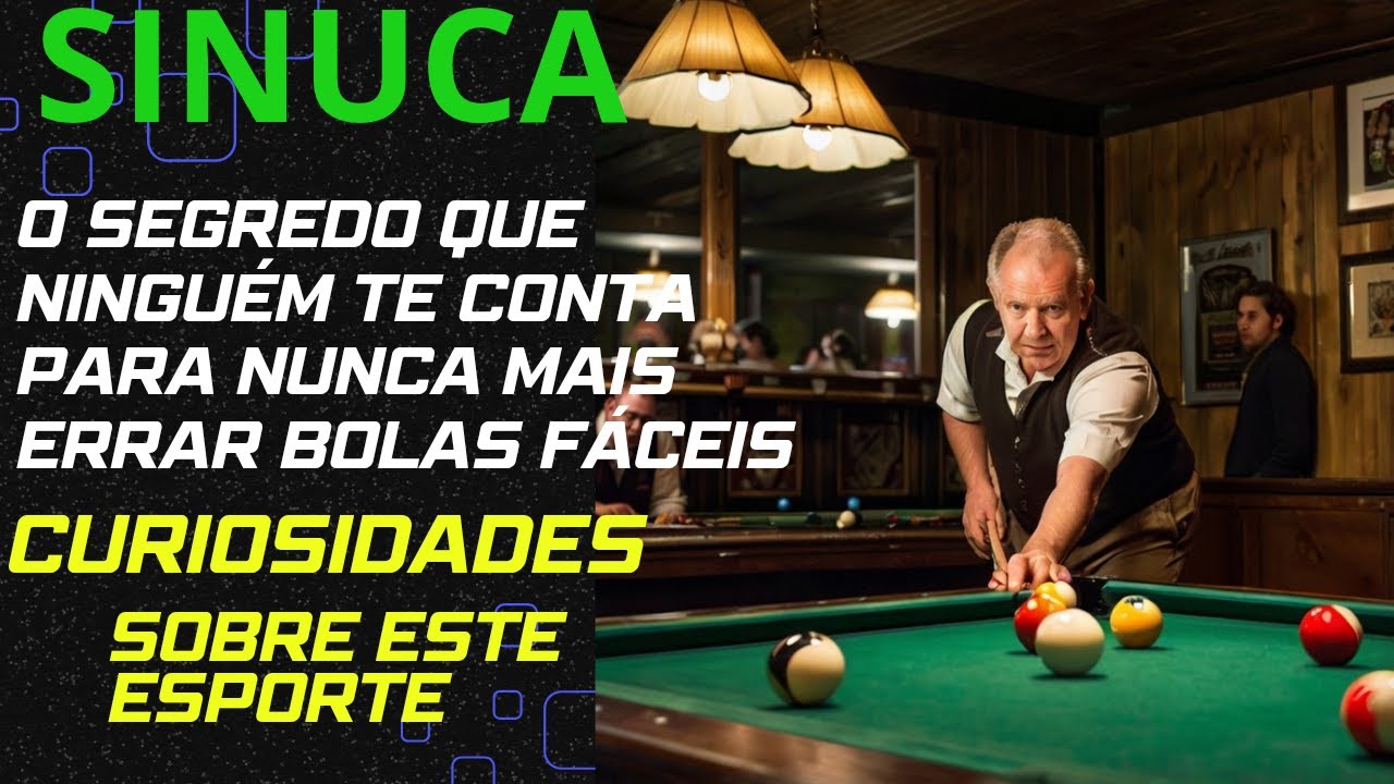 O SEGREDO DE PROS QUE NINGUÉM TE CONTA PARA NUNCA MAIS ERRAR BOLAS FÁCEIS NA SINUCA.