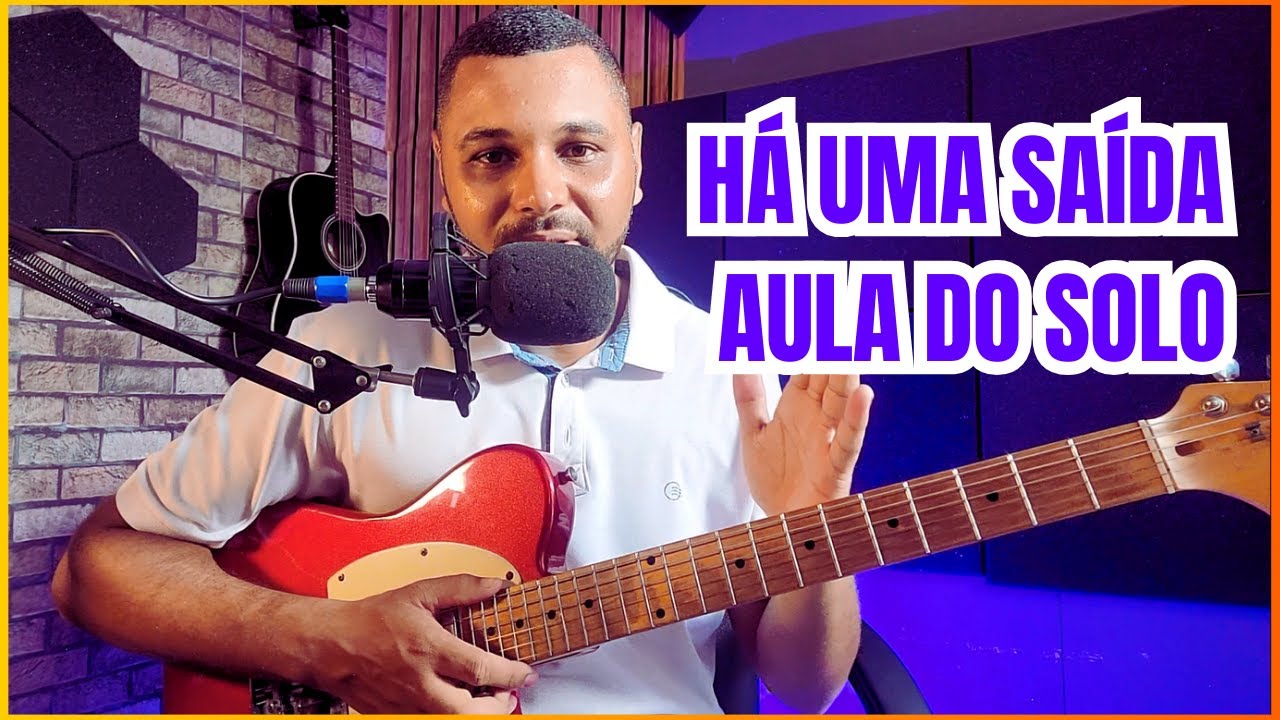 Como TOCAR o SOLOS da música Há uma Saída - Shirley Carvalhaes na GUITARRA