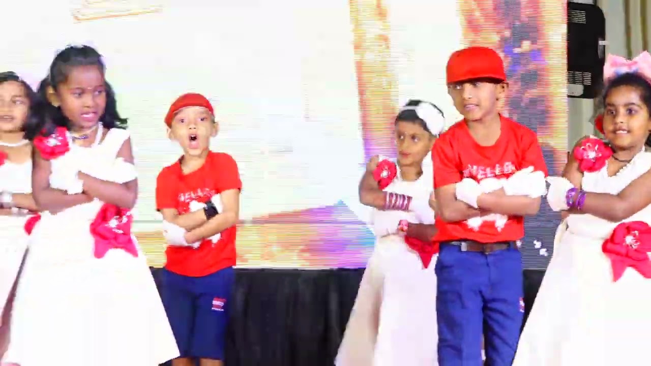Afro tapang dance performance by LKG and UKG students 💐👌💐👍💐👏💐