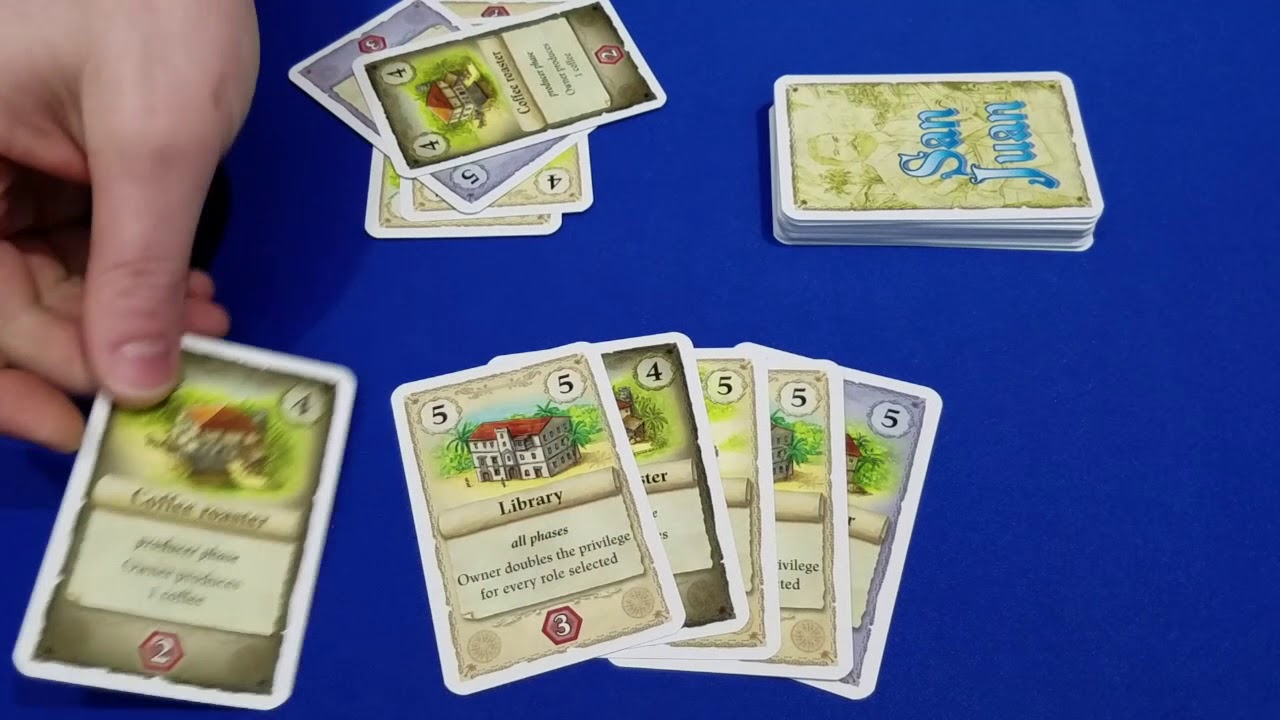 Quick Rules for San Juan (board game)