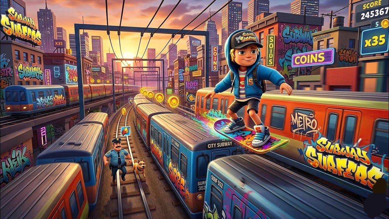 Oficial Subway Surfer City Next Level 4K 👍