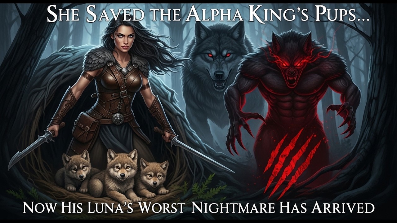 She Risked Everything to Save the Alpha King’s Pups — Now His Luna’s Worst Nightmare Is Here 😱🐺