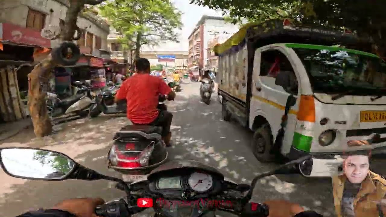 Vlog 62 - Krishna Nagar to Welcome Metro Station | Bike travel video - Day