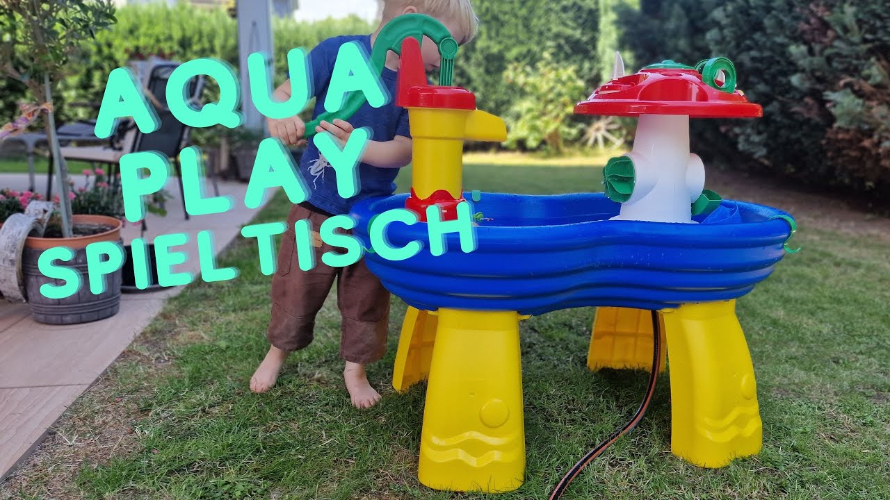 AQUAPLAY Wasserspieltisch f&uuml;r Kinder | Spielspa&szlig; im Garten | Wasserspiele