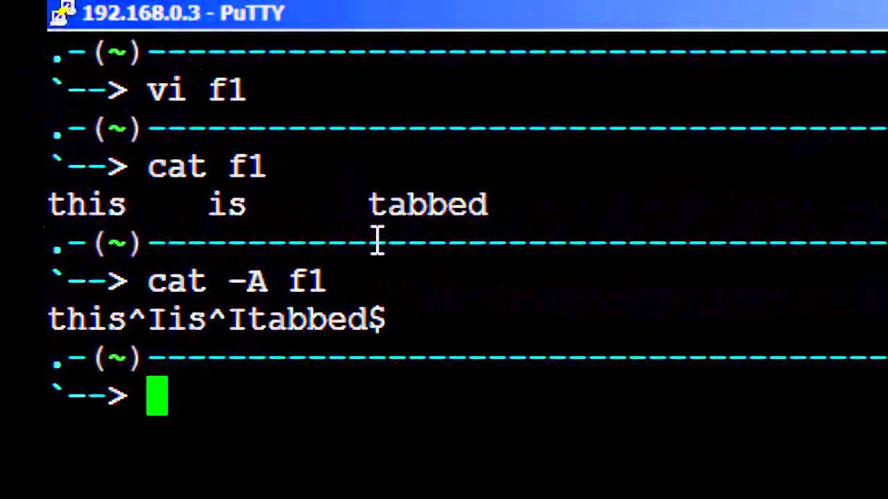 LPIC 1 103 2 Expand and Unexpand