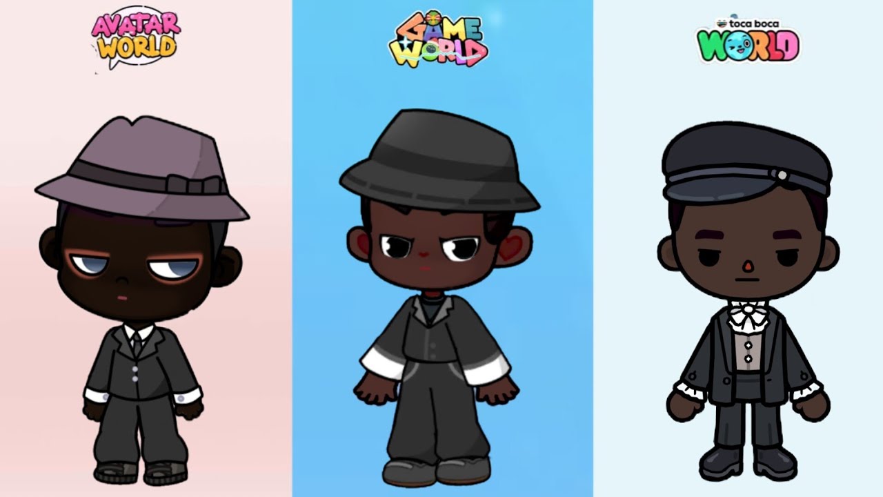Black 🖤 Sprunki Style look in 3 Games 