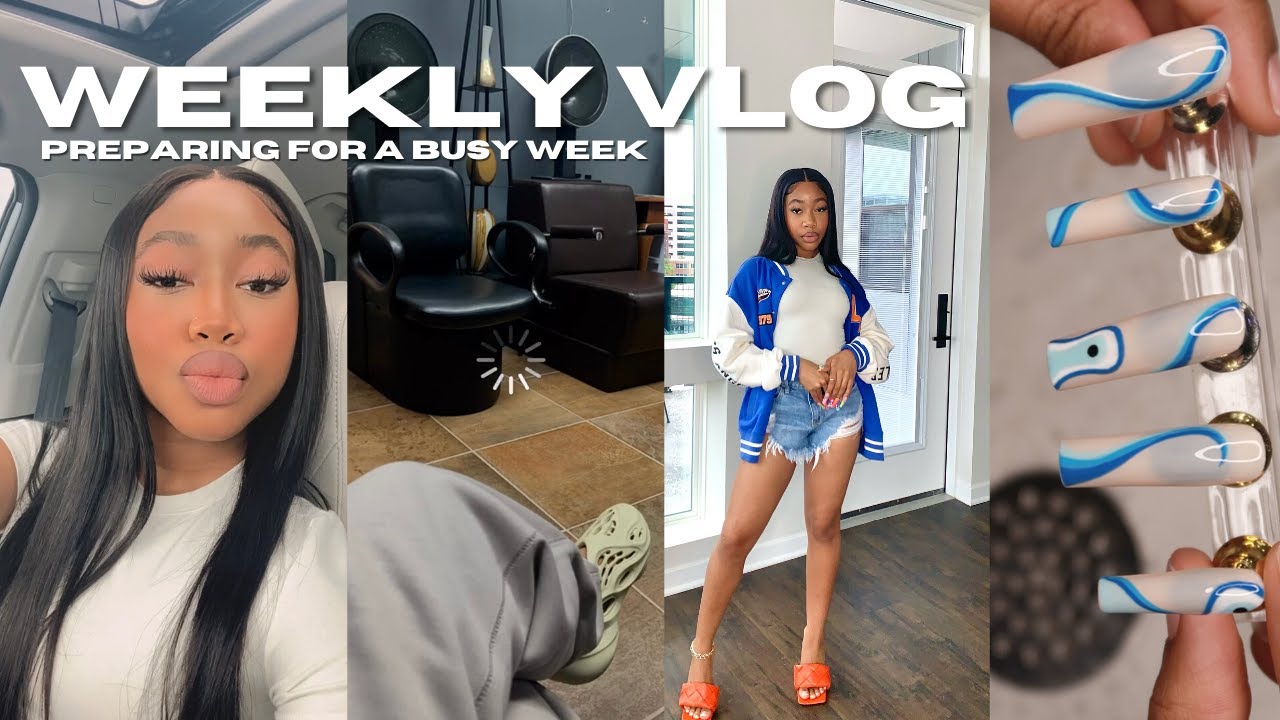 WEEKLY VLOG | First day of classes, New wig, Press on orders, Ranting, & More ft. West Kiss hair
