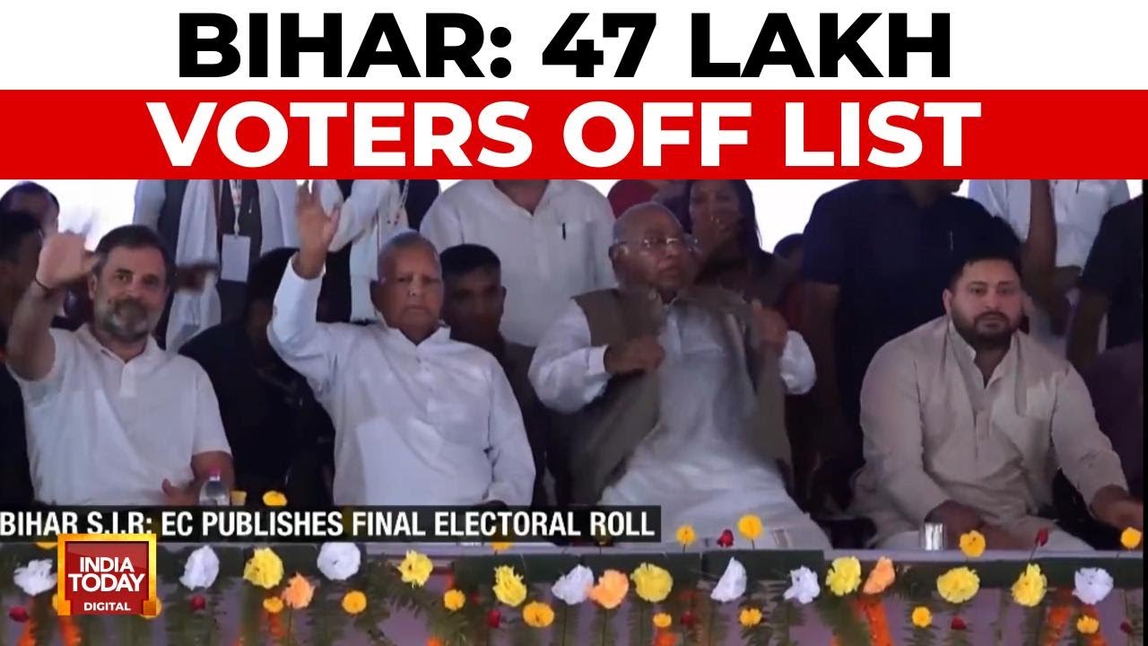 Bihar Voter List Shake-up: 47 Lakh Names Deleted, Political Storm Brews Ahead Of Elections