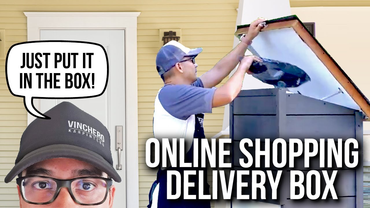 Buliding a Parcel Box // How to Receive a Package Without Touching It // Pandemic Box