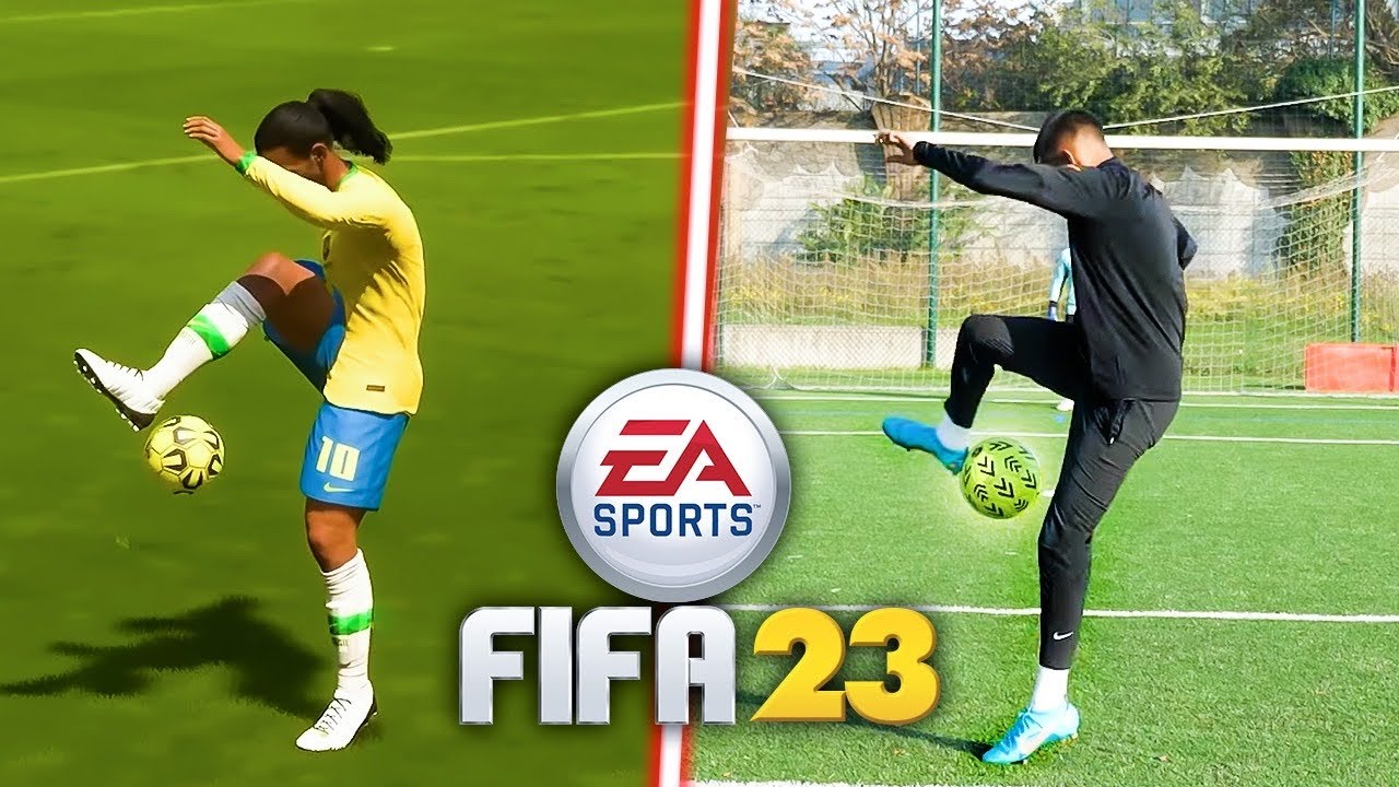 IL REPRODUIT LES GESTES DE FIFA23 EN VRAI!