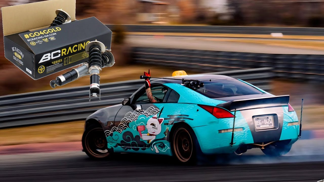 Установка койловеров BC Racing на Nissan 350Z