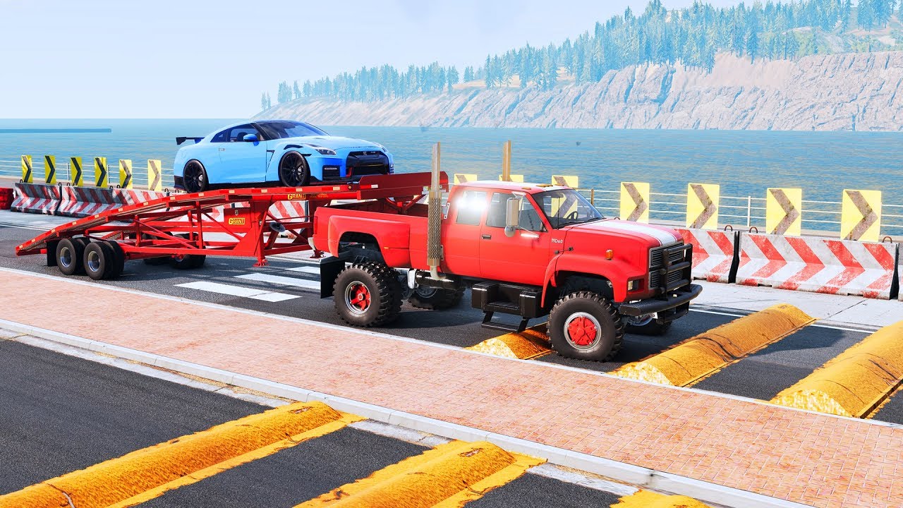 TRUCKS VS SPEEDBUMPS | BeamNG Drive #30