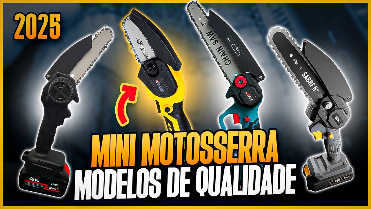Qual MINI MOTOSSERRA ELÉTRICA Comprar em 2025? 4 Modelos MAIS EFICIENTES - Mini Motosserra Portátil