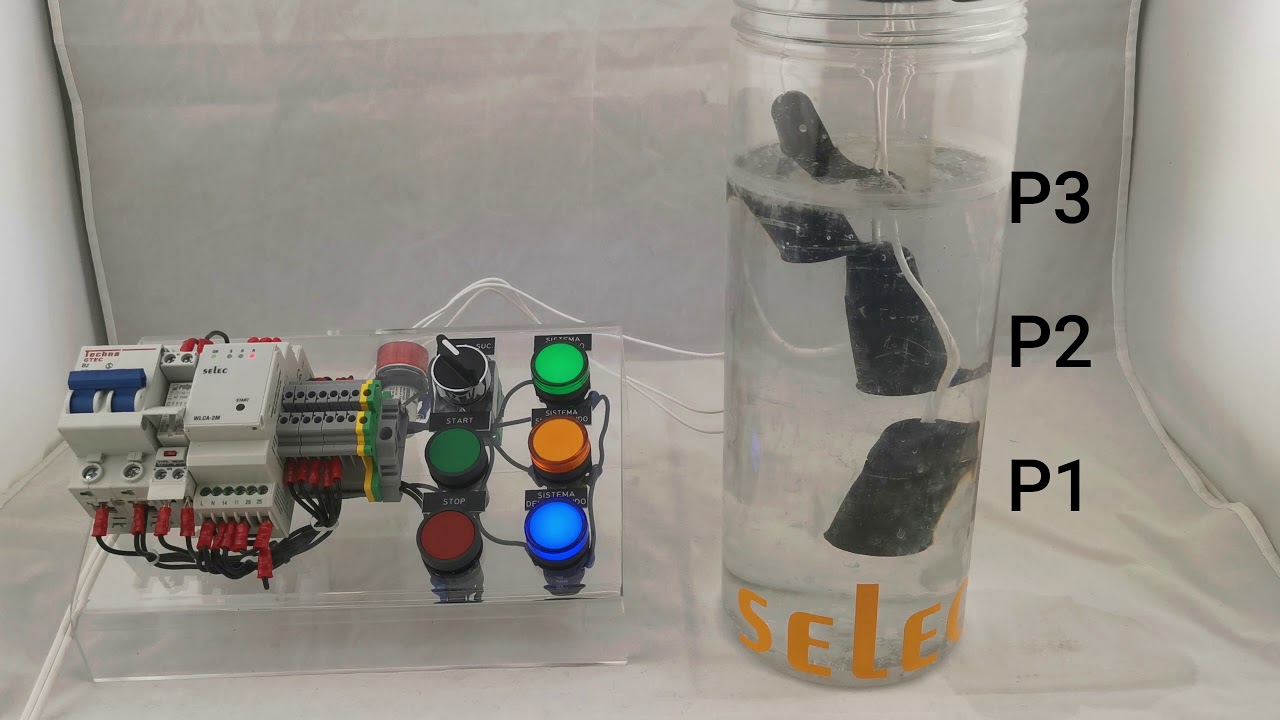 Relevador de Control de Nivel Avanzado, Selec WLCA-2M-U, Demostración