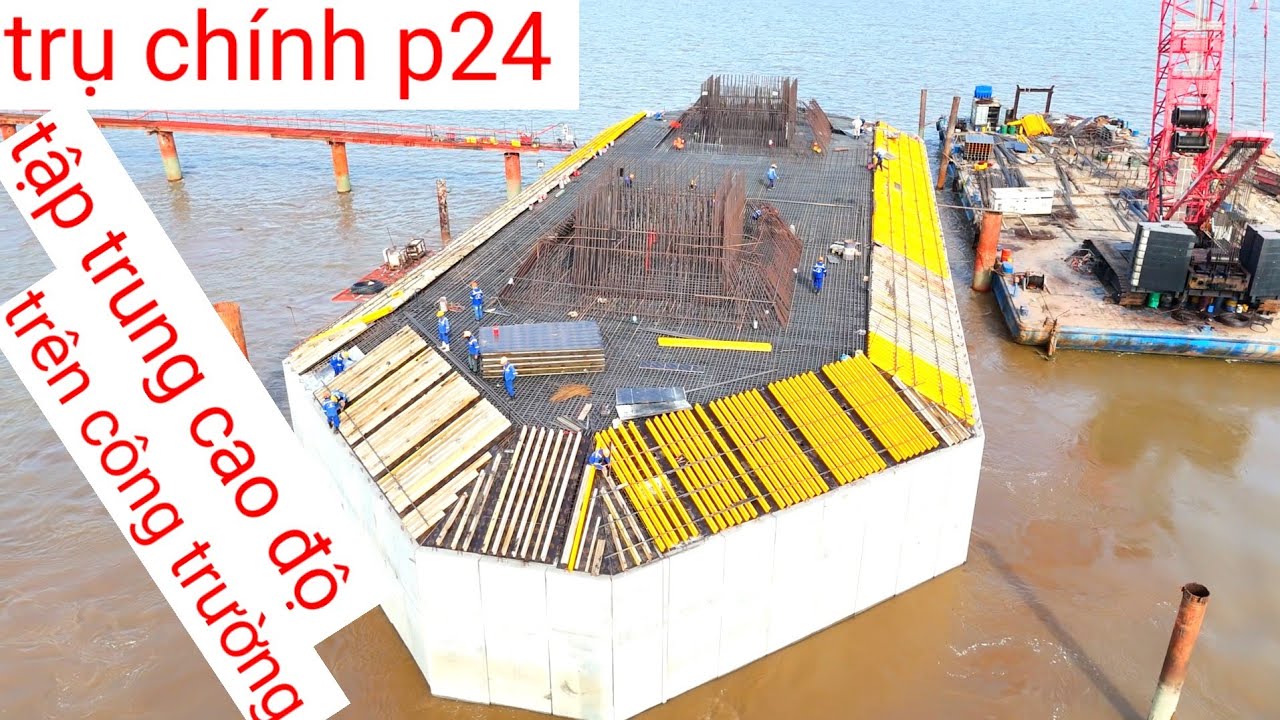 Cầu đại ngãi 1 tiến độ thi công mới nhất trên công trường ngày 30/1/2026 