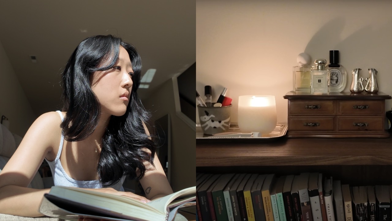 Fall candle shopping, reading updates, sewing again, & hojicha lattes
