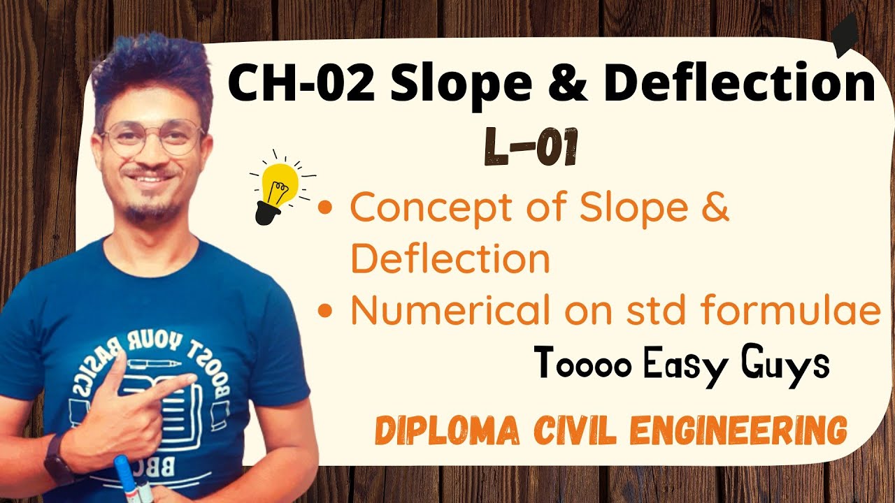 L-01 Slope & Deflection || TOS || Civil Engineering Diploma || #trending #educational