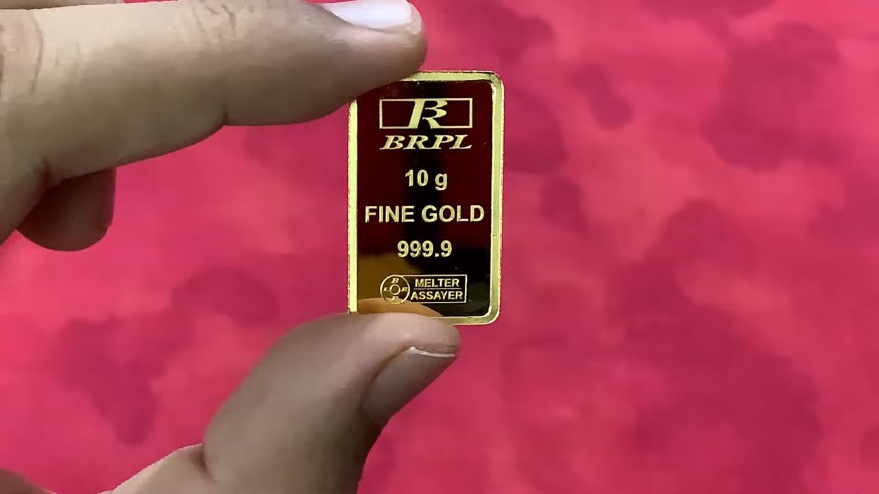 BRPL 24K 10 Gram Gold Bar Unboxing | Bangalore Refinery Gold Collection | Indian Bullionaire