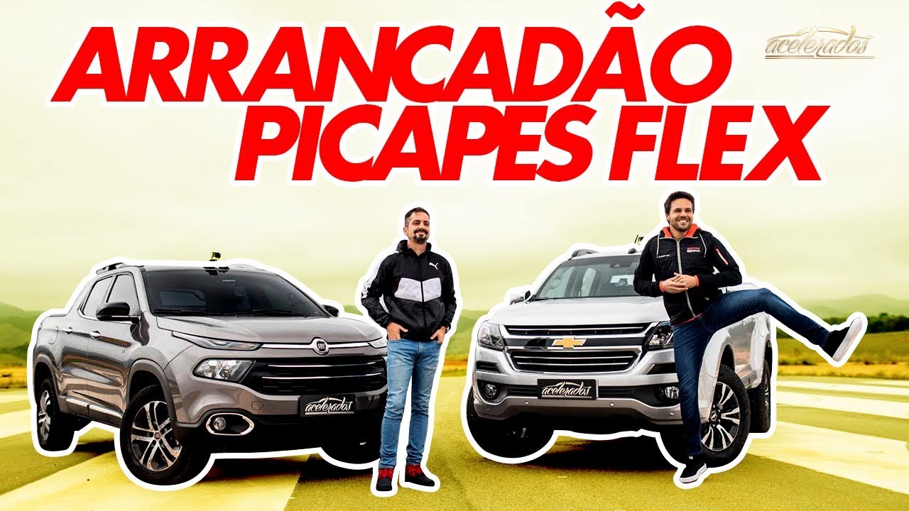S10 x Toro! Quem vence o duelo das picapes com motor flex? - Arrancadão #20