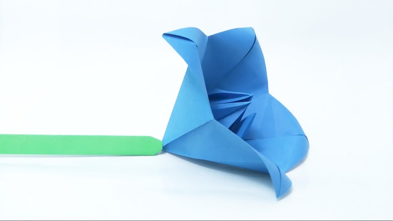 How to make: Origami Bellflower Campanula
