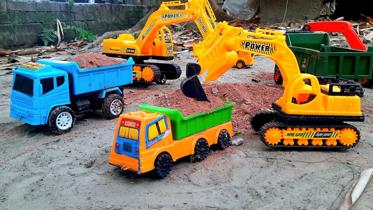 🔴Mixer Truck, Excavator, gadi toy car, Jcb gadi, truck, gadi wala, robot truck, Jan 22, 202610:25 AM