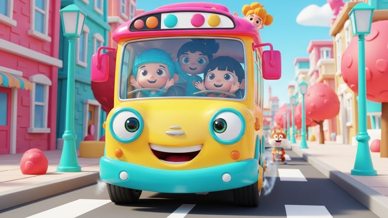 Emergency on the Streets! Wheels on the Bus Lead a City Rescue 🚌🚨 | Kids Action Song