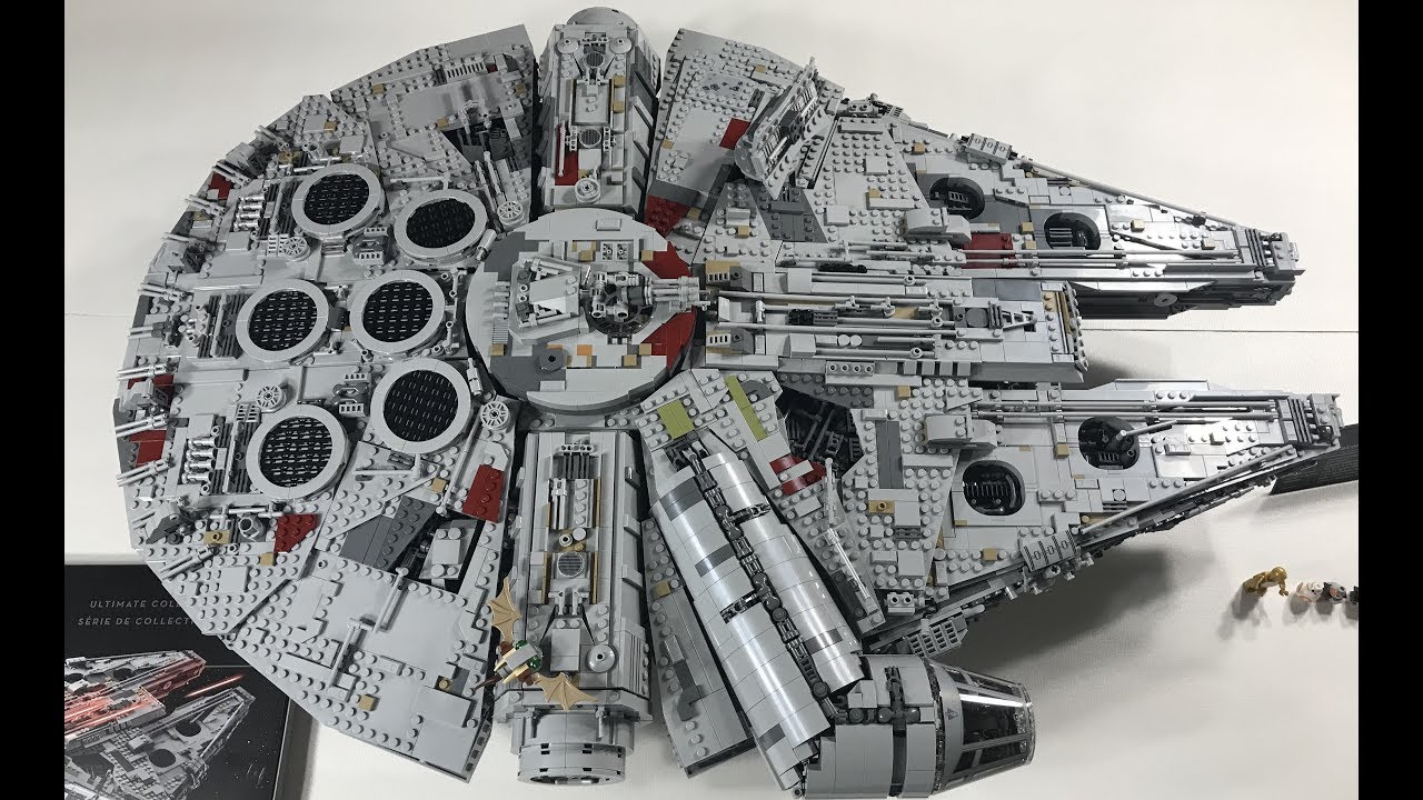 Lego 75192 Millennium Falcon 2017 Time Lapse Build 4K Ultra HD 3840 x 2160
