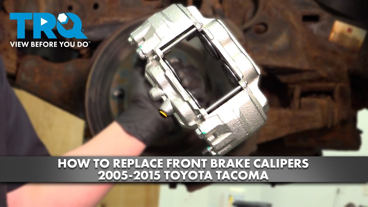 Как заменить передние тормозные суппорты на Toyota Tacoma 2005-2015