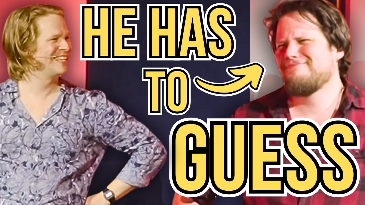 He has to GUESS from MIMED CLUES | The LATE FOR WORK Game | 