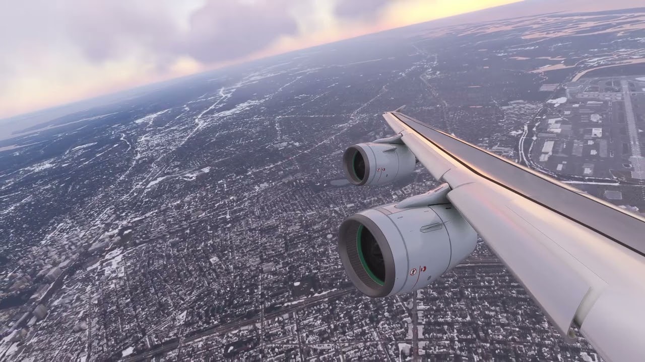 Full Thrust Airbus A380 Qatar  For Take Off