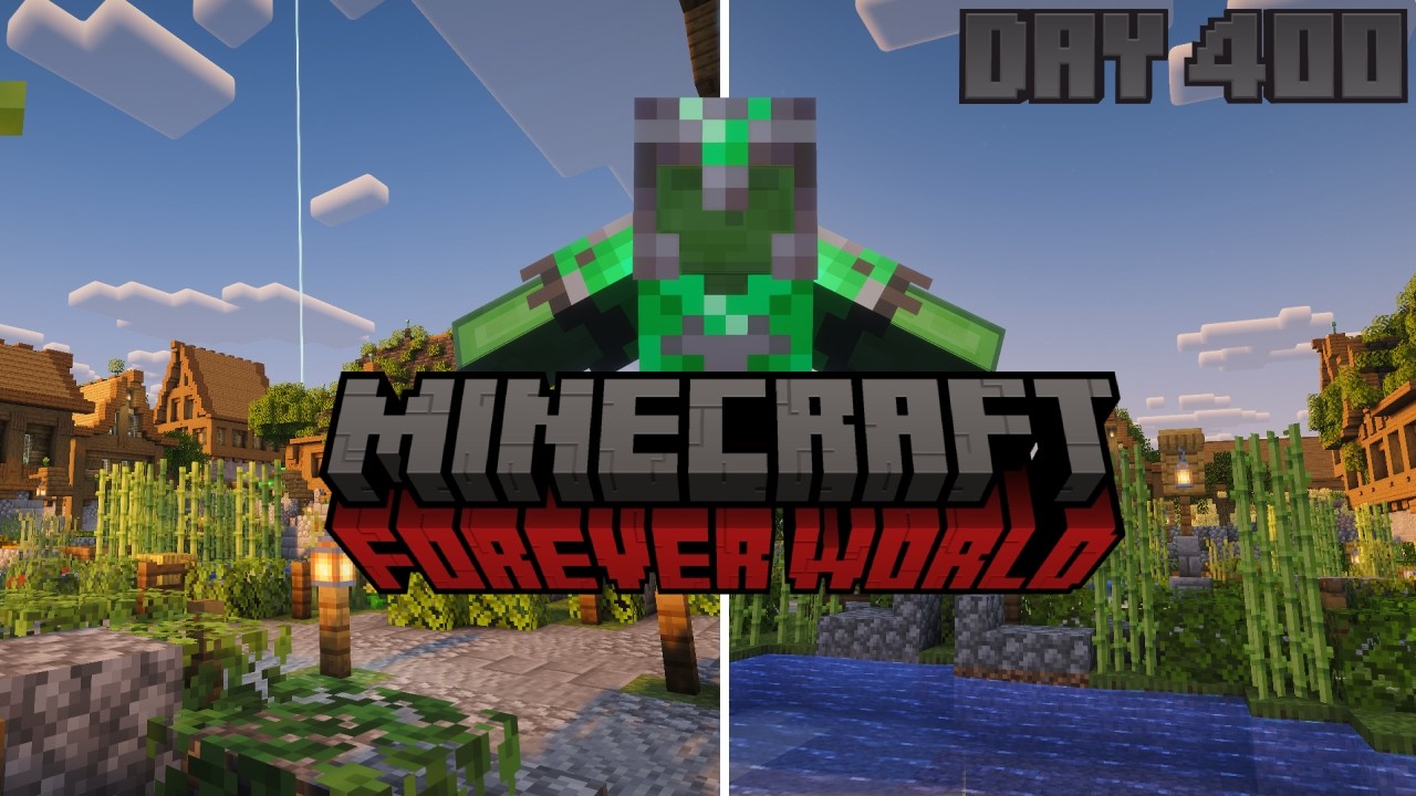 I Finally Upgraded to Full Netherite After 400 Days... (Minecraft Survival Tour)