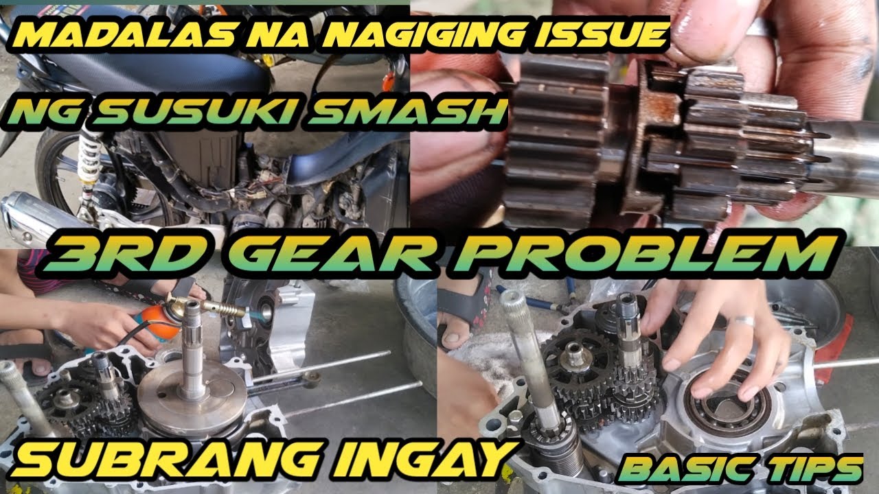 Madalas na nagiging issue ng Susuki Smash 3rd gear subrang ingay.. (basic tips)