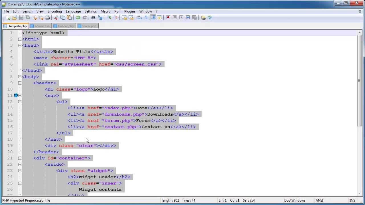 CodeIgniter Tutorial  |  Registration and Login System Template Overview