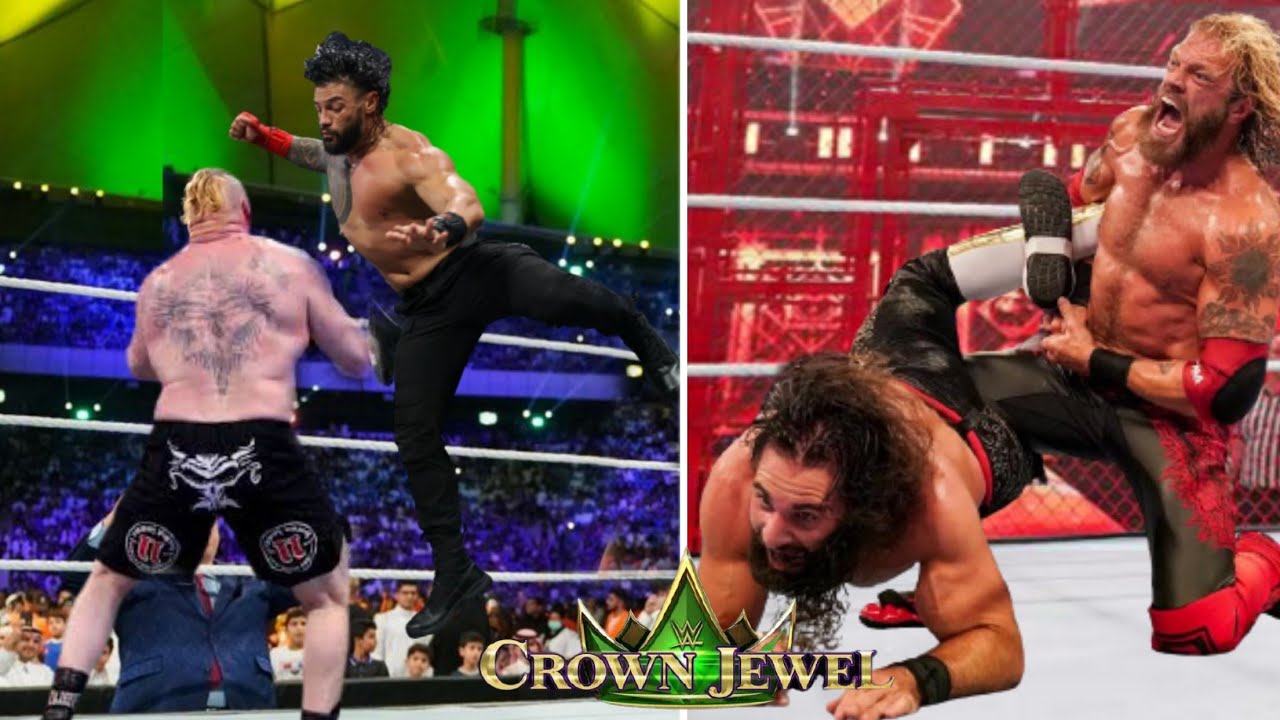 WWE Crown Jewel Highlights 21-October-2021, Roman Reigns Vs Brock Lesnar ! Edge Beat Seth Rollins