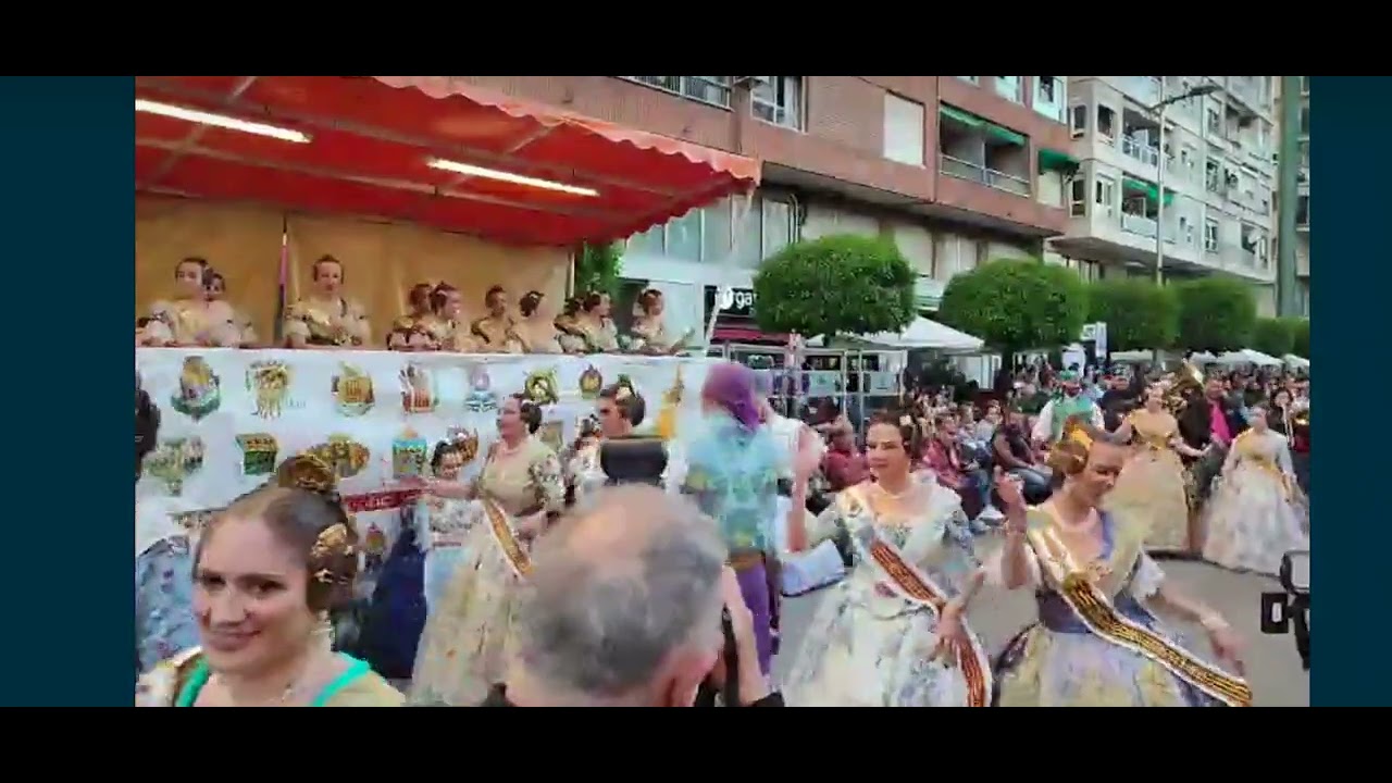 Desfilada del Pasdoble Falla El Mercat Alzira 2023