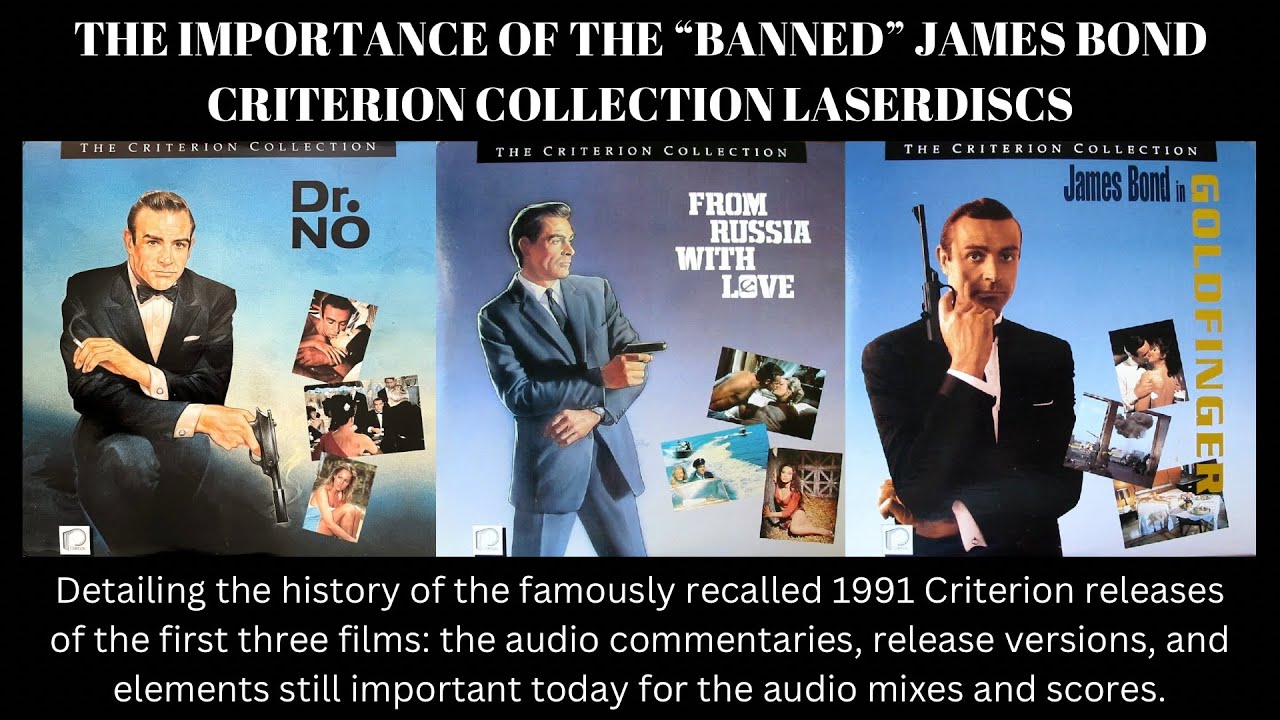The Importance of the “Banned” James Bond Criterion Collection Laserdiscs