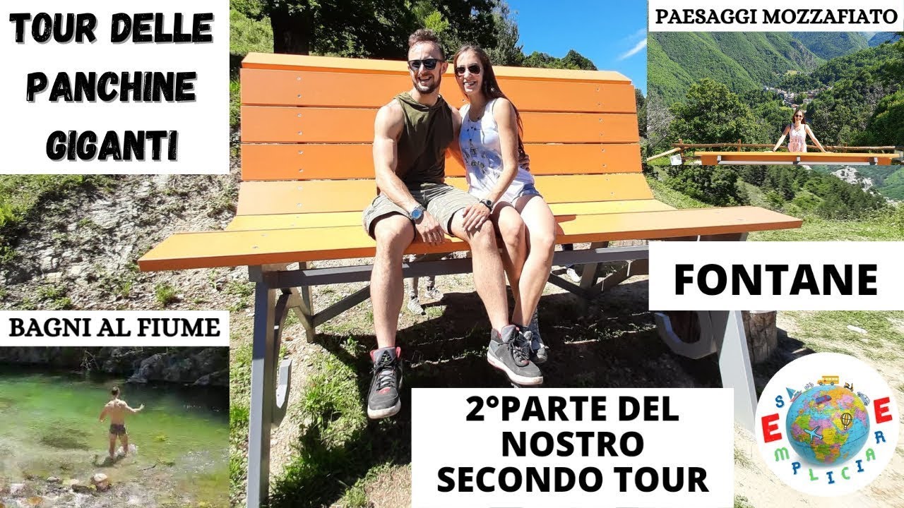 PANCHINE GIGANTI - 2° TOUR PER BIG BENCH - 2°PARTE (BIG BENCH FONTANE n°82)